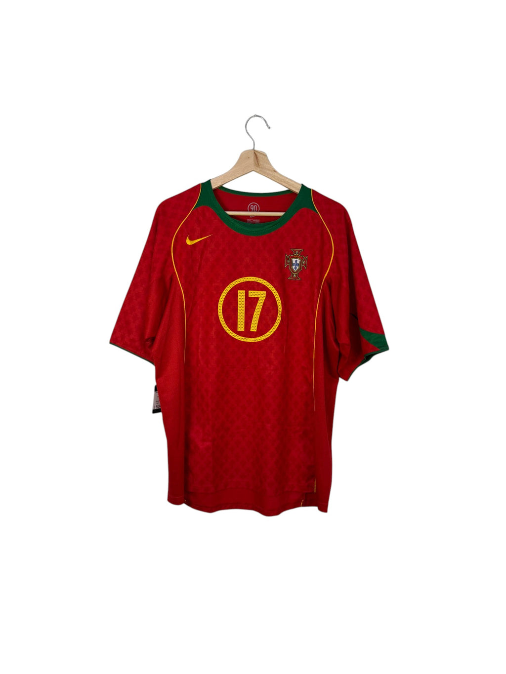 football shirt portugal nike green collar