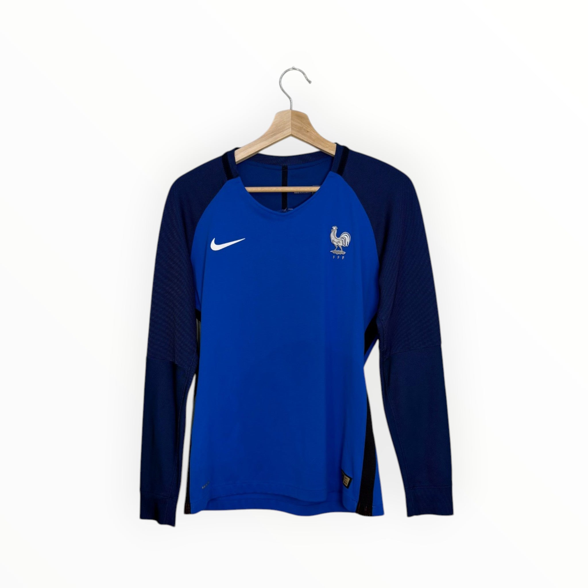 france football shirt long sleeve nike blue
