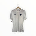 france football shirt nike white and grey stripes