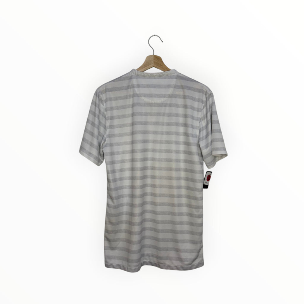 france football shirt white and grey stripes