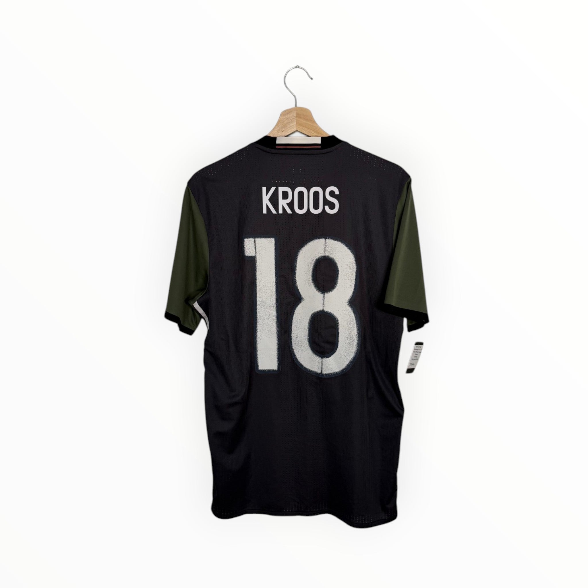 germany football shirt kroos grey and green