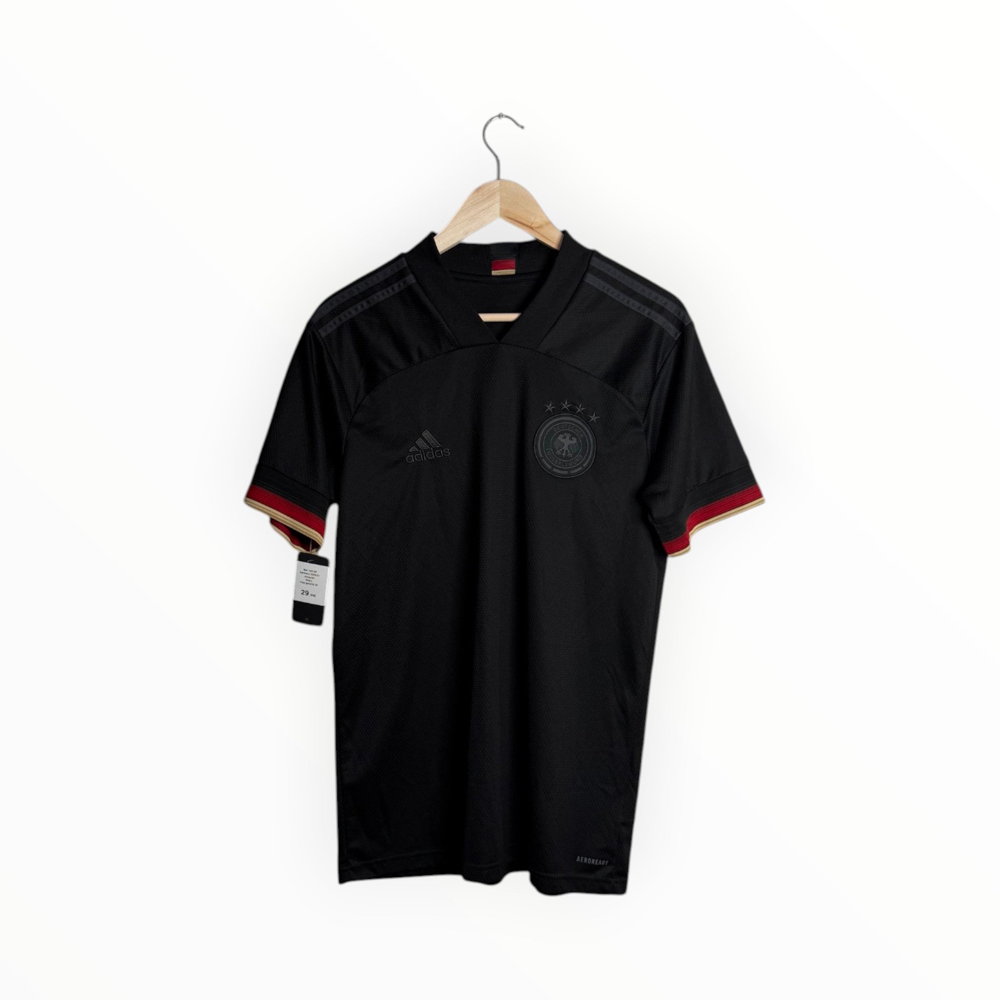 germany full black football shirt adidas