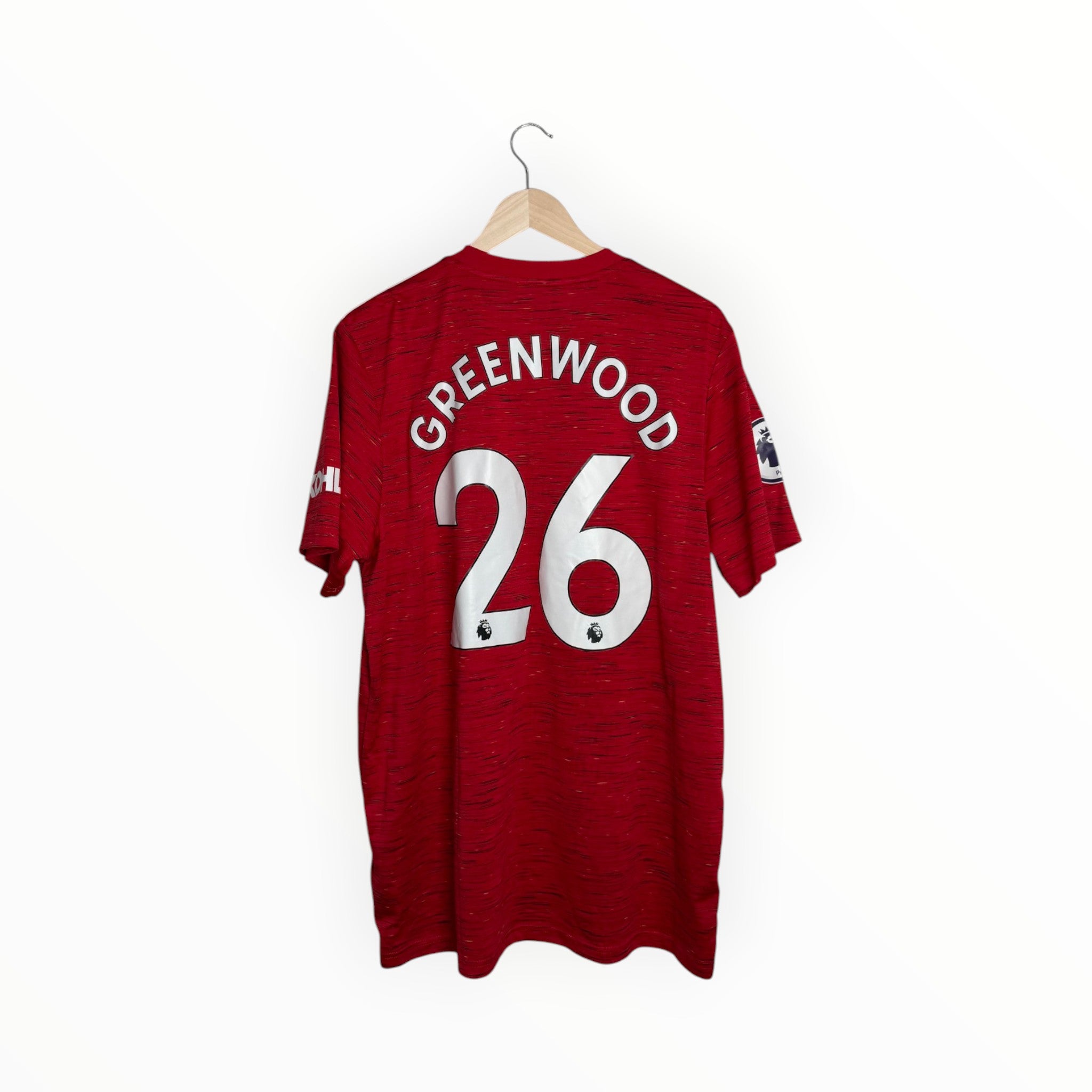 greenwood football shirt red 