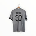 grey football shirt messi psg