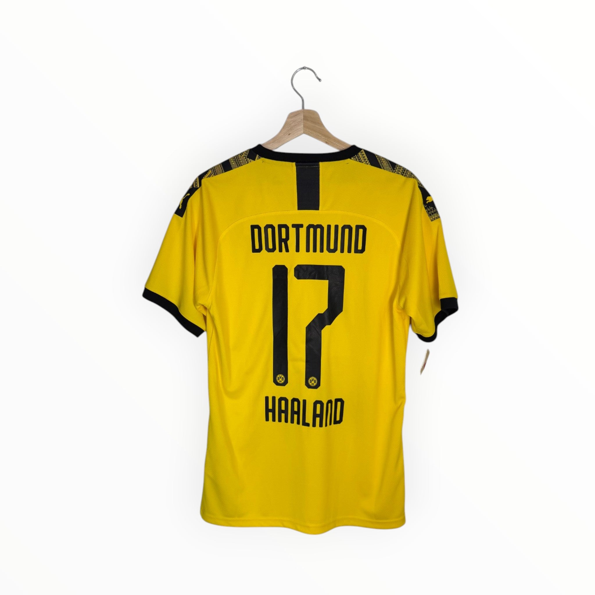 haaland yellow and black football shirt dortmund