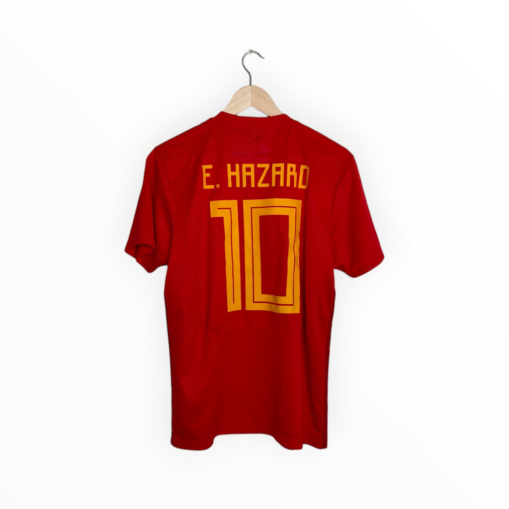hazard football shirt red and orange