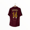 henry football shirt arsenal claret