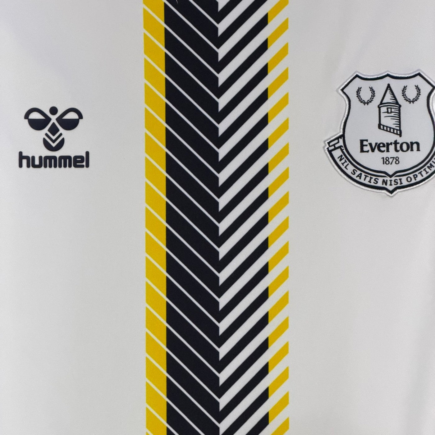 hummel kit everton navy and cream