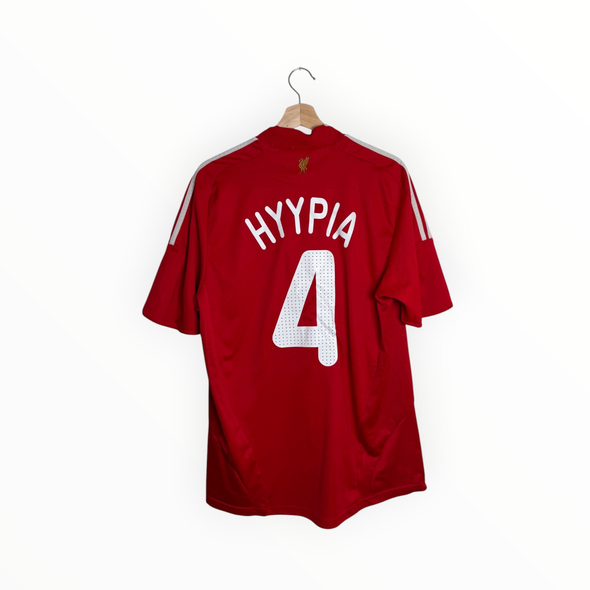 hyypia football shirt liverpool number 4