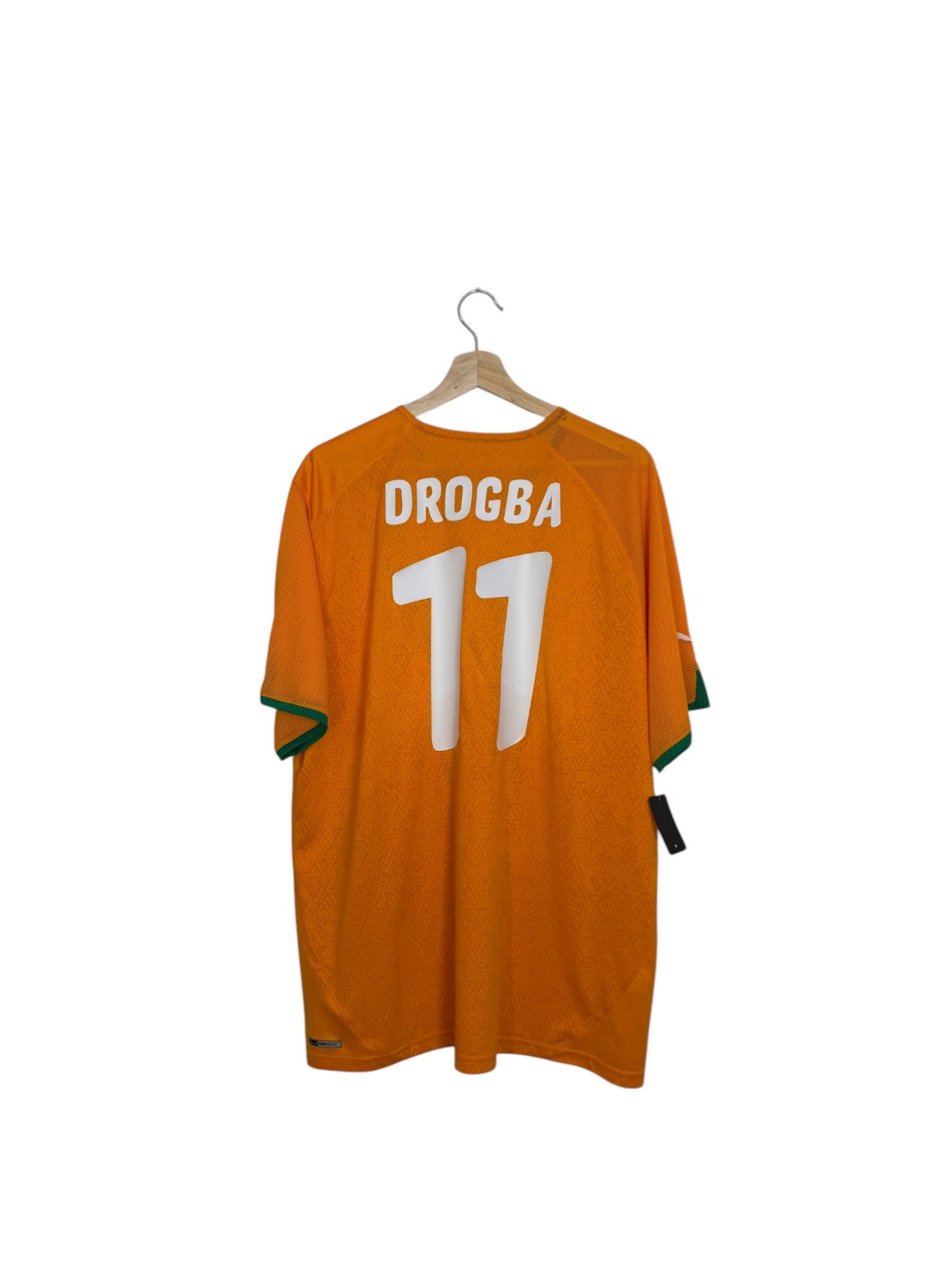 ivory coast football shirt drogba 11 orange