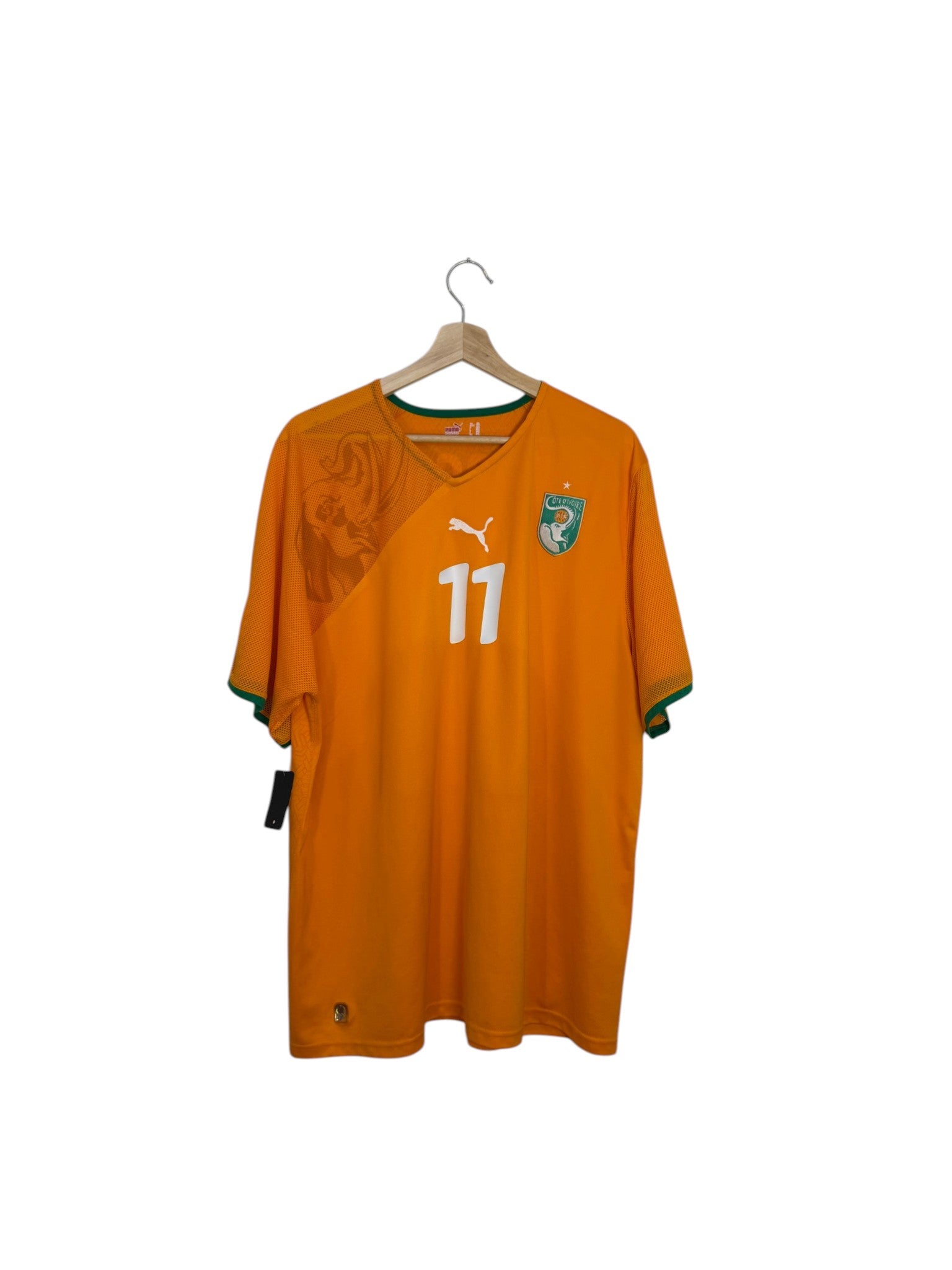 ivory coast football shirt orange puma