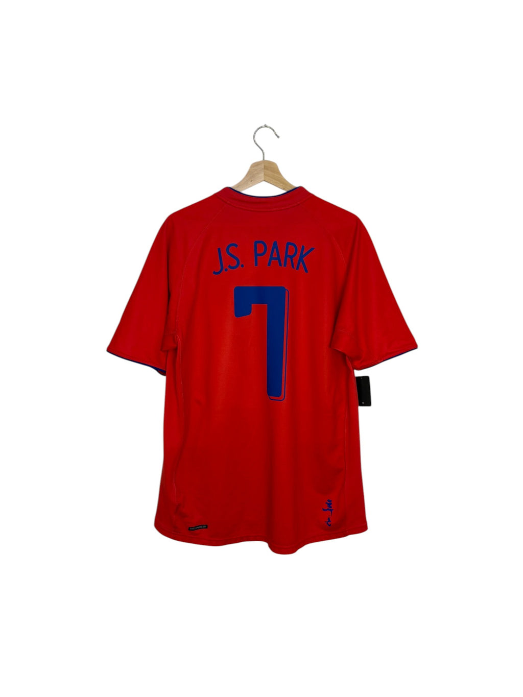 j.s park jersey number 7 blue and red