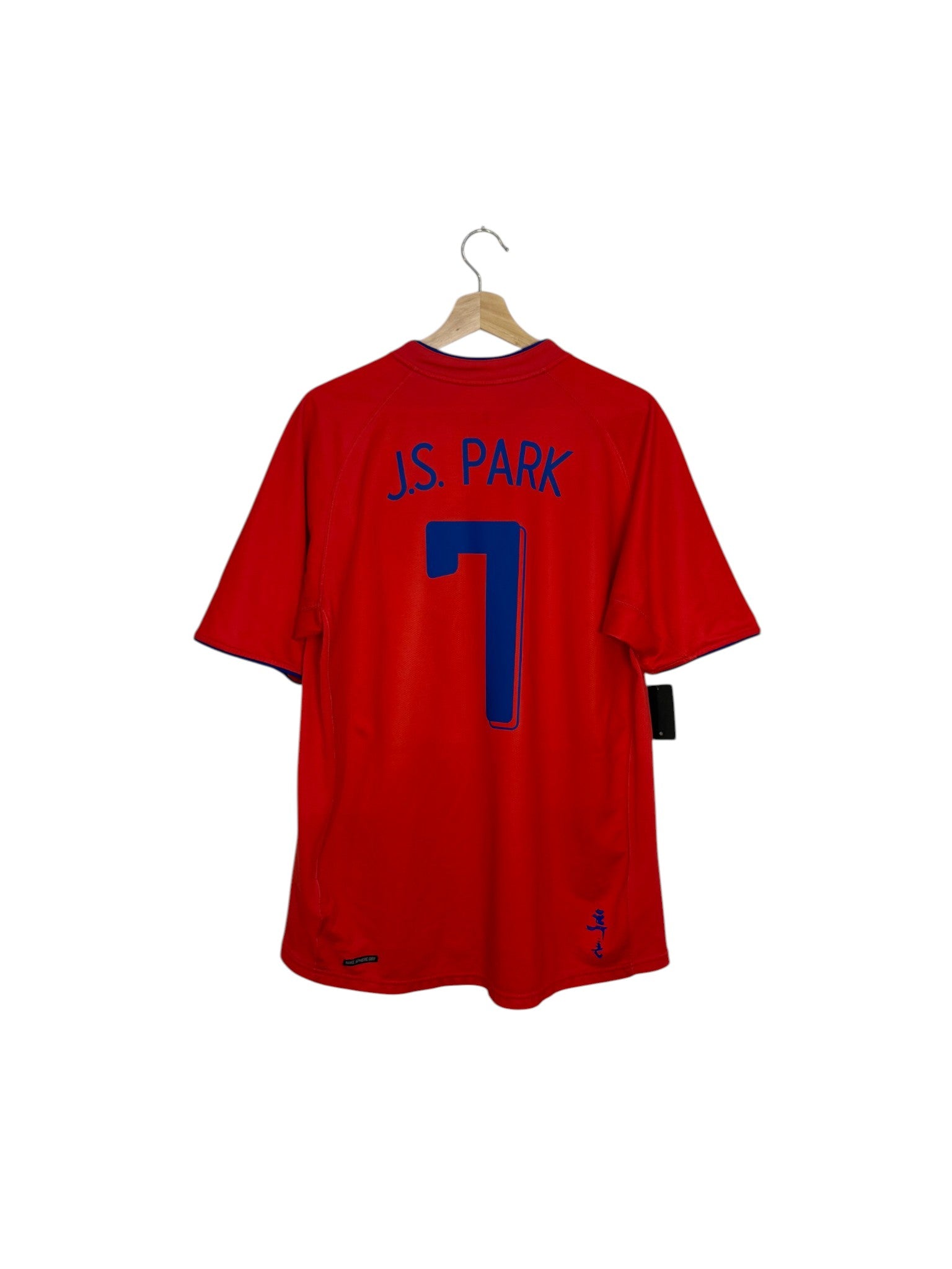 j.s park jersey number 7 blue and red