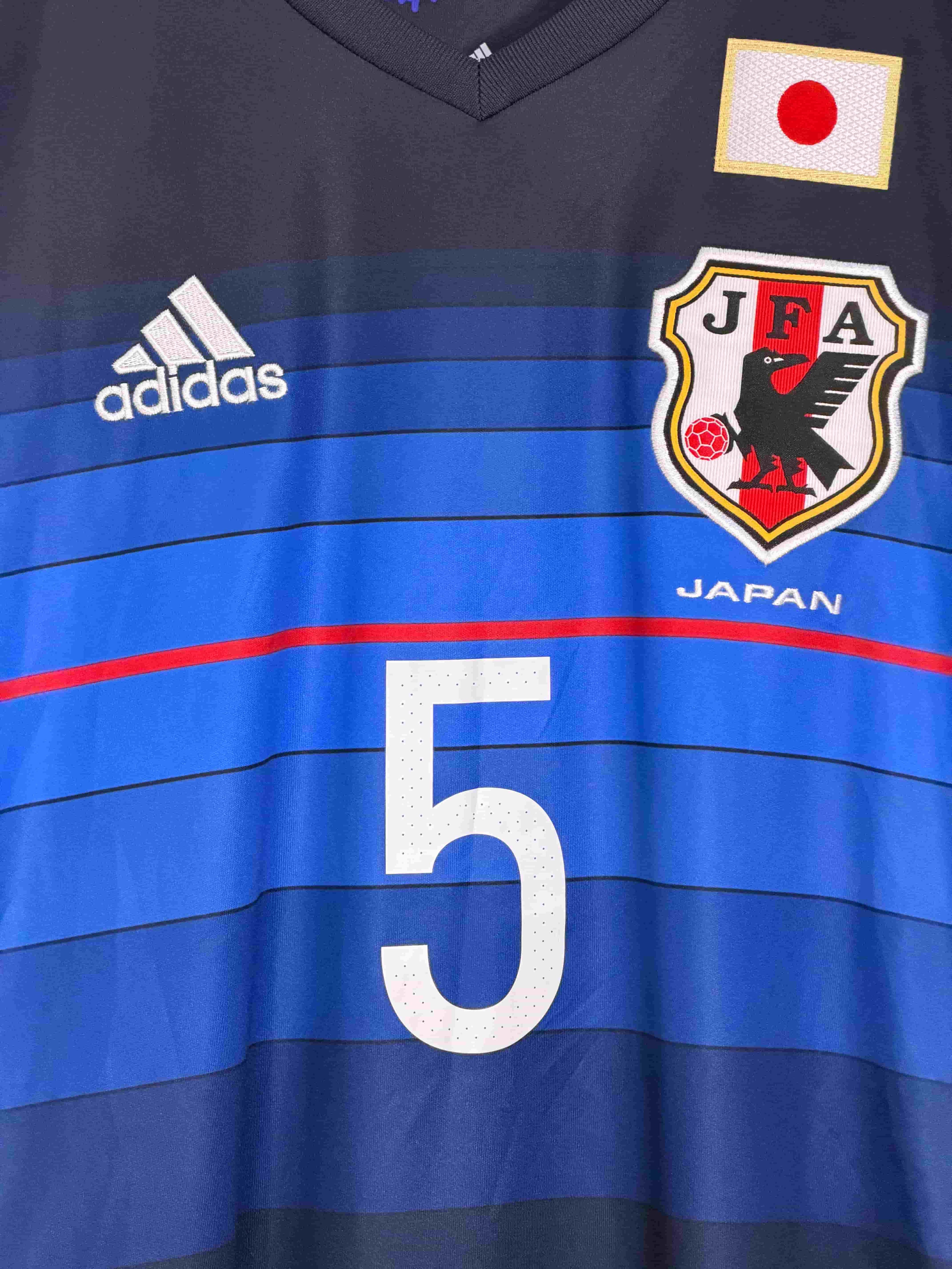jfa japan jersey adidas number 5 navy blue