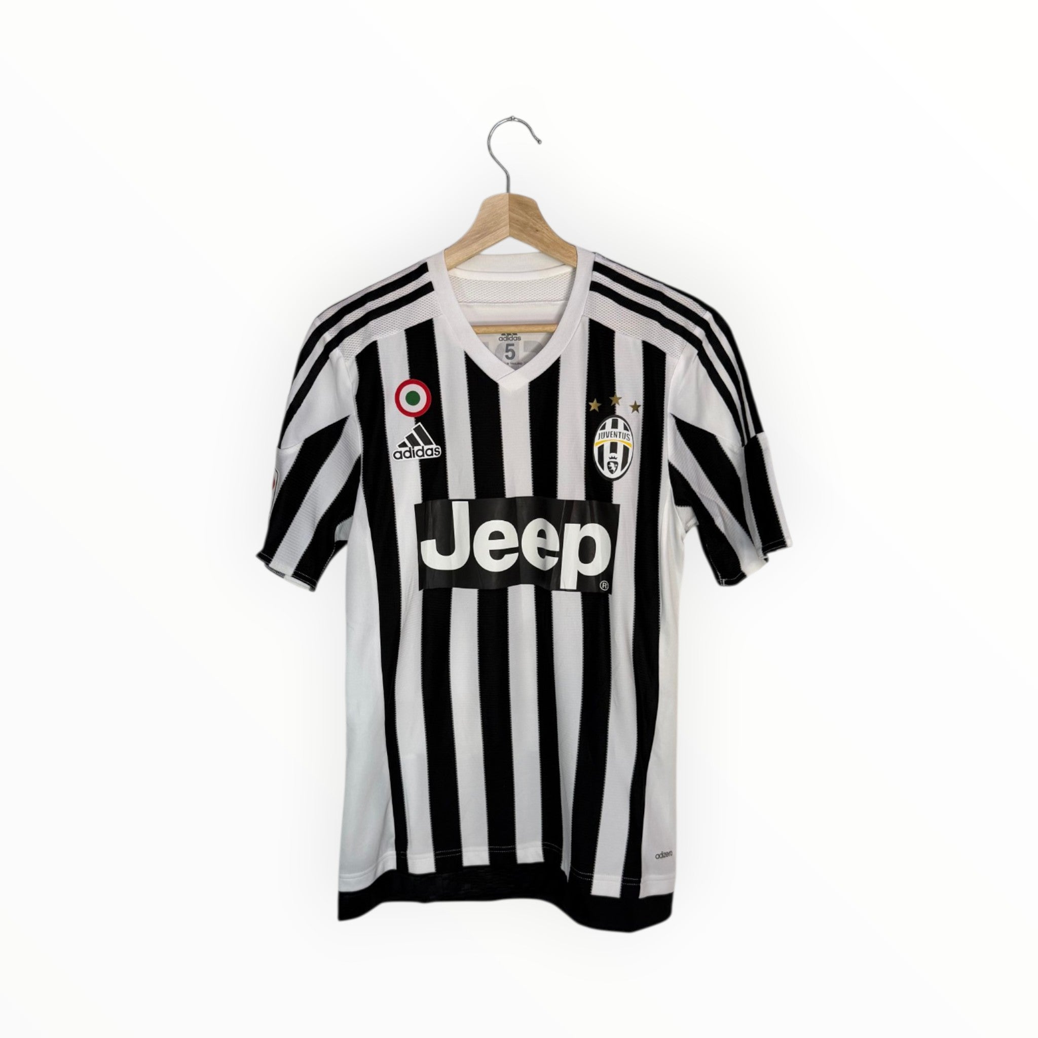 juventus football shirt white and black stripes adidas jeep