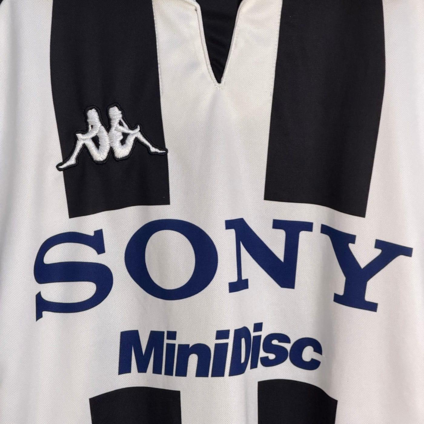 kappa black and white jersey sony minidisc