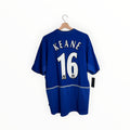 keane blue football shirt