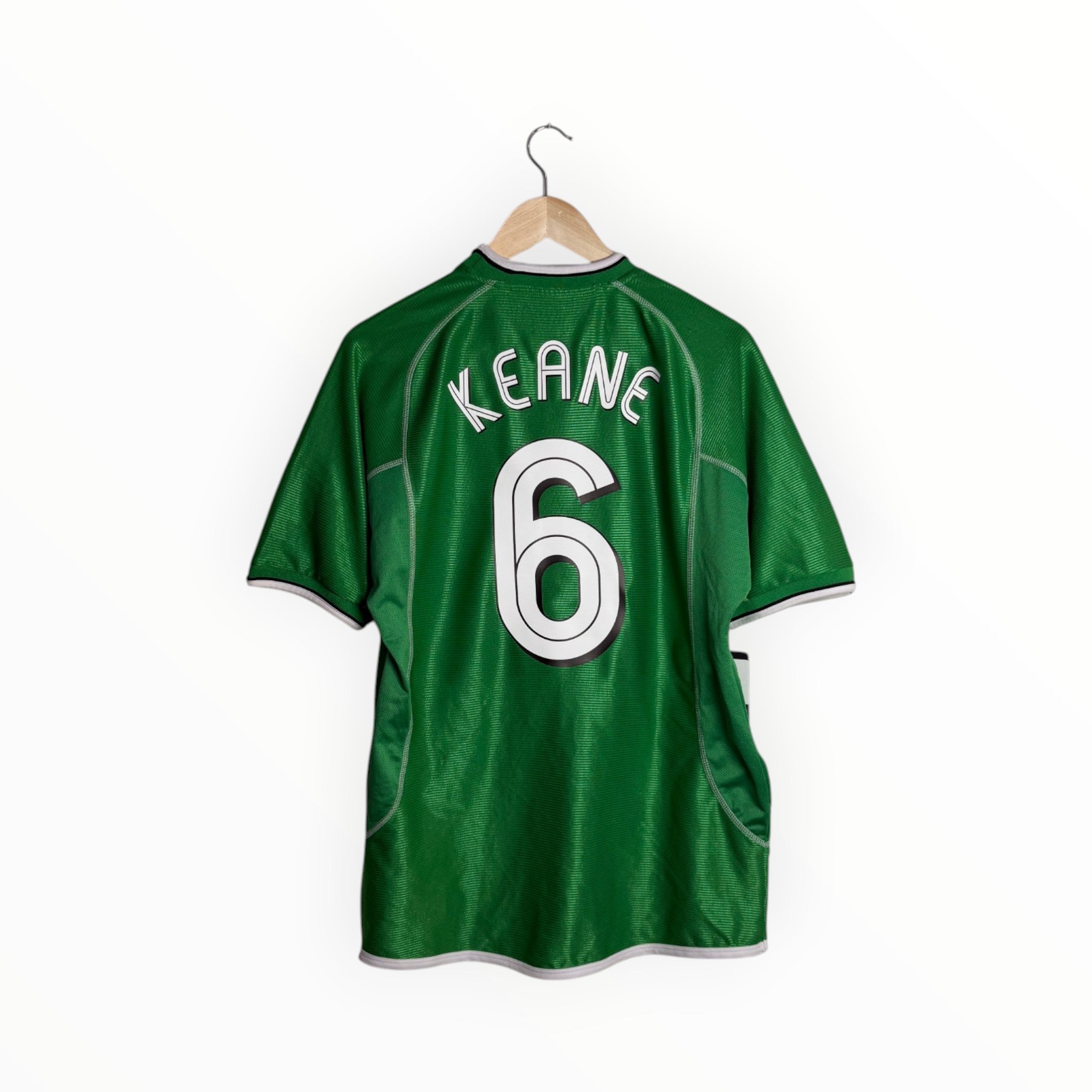 keane green football shirt ireland