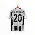 kolo muani football shirt juventus white and black