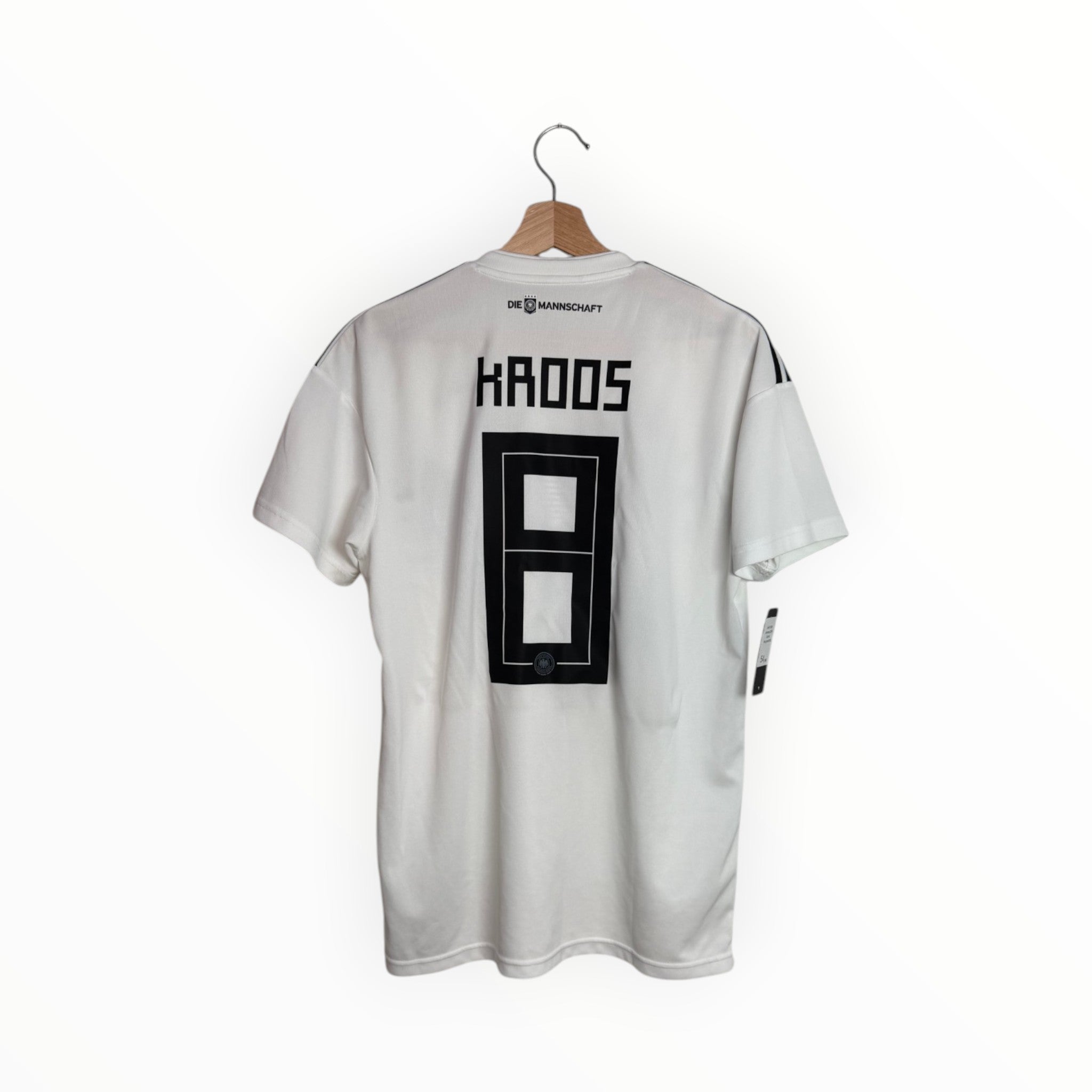 kroos football shirt white and black