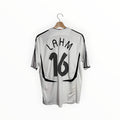 lahm football shirt white and black germany