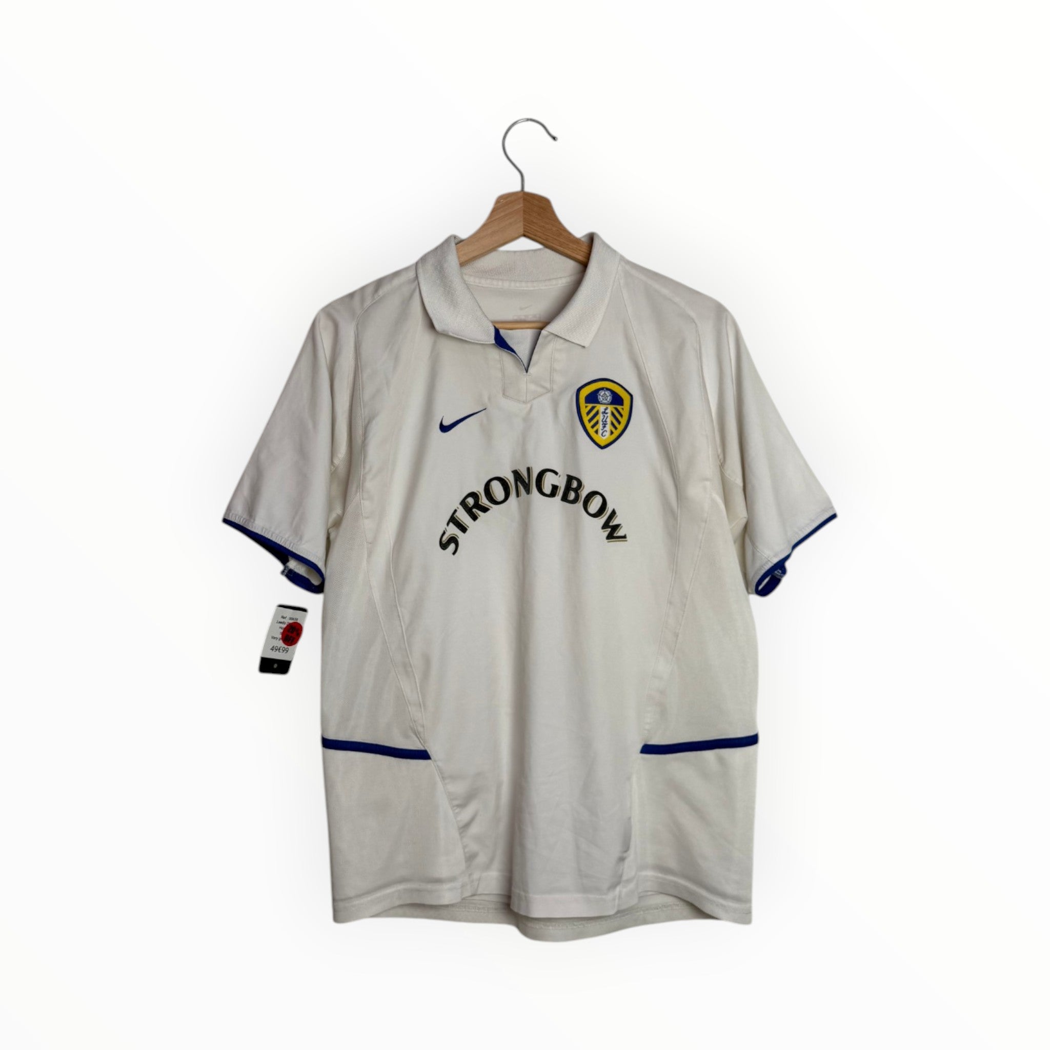 leeds nike strongbow white jersey
