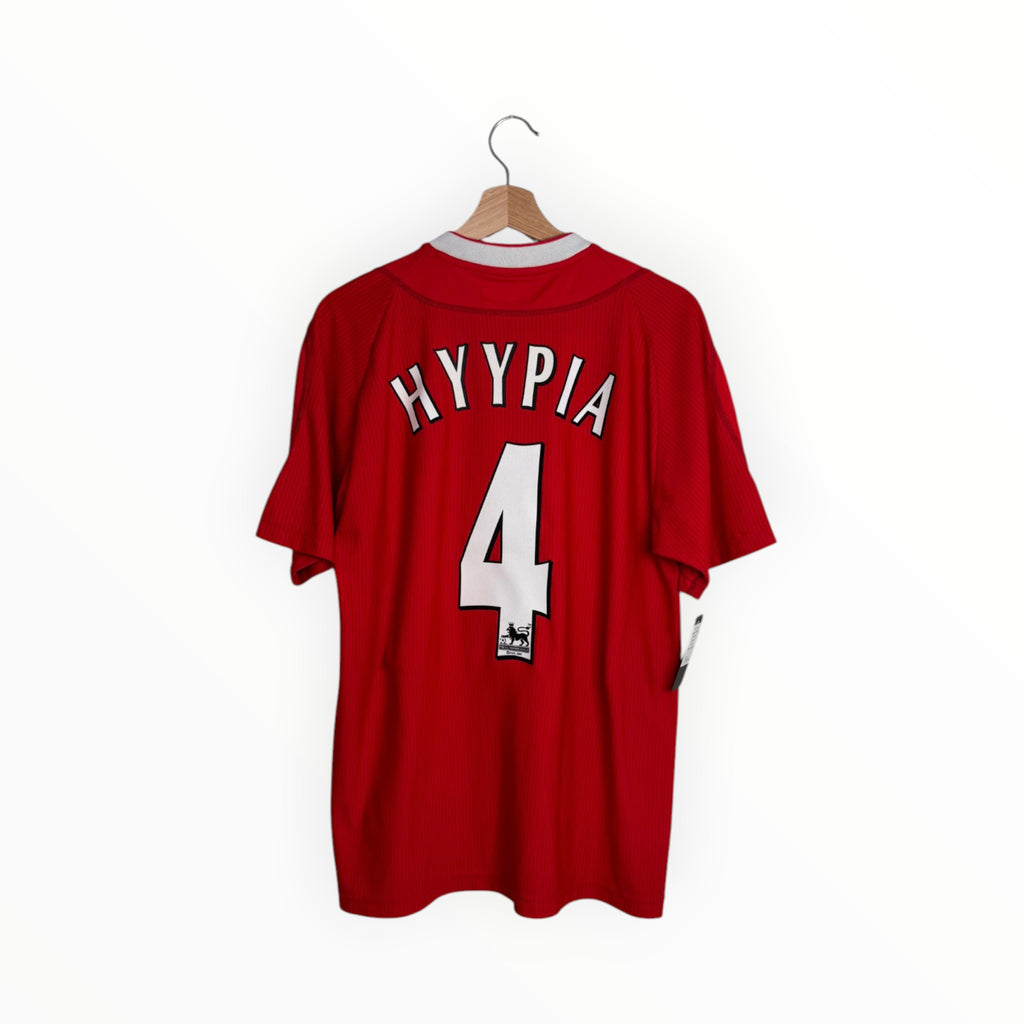 liverpool red and white jersey hyypia