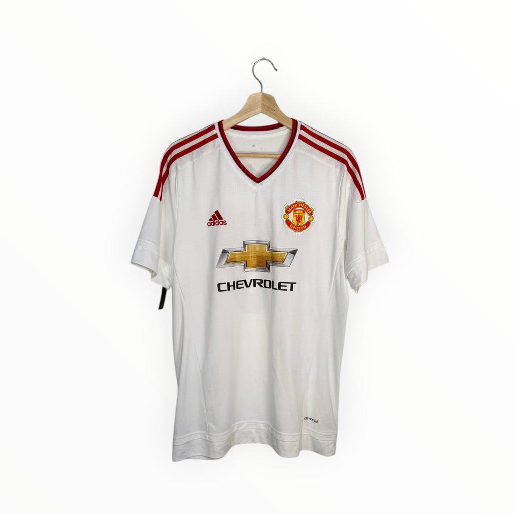 manchester united adidas football shite white and red chevrolet