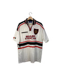 manchester united football shirt sharp viewcam white and red