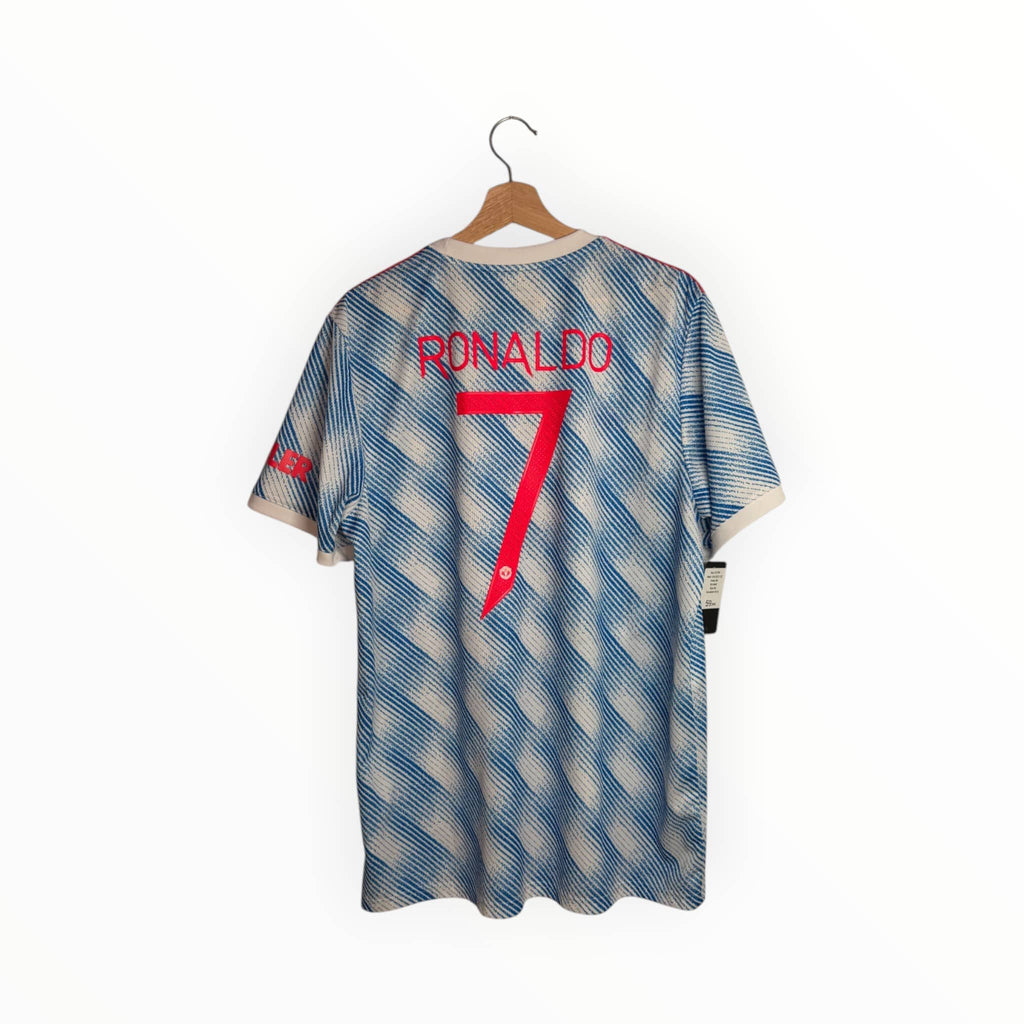 manchester united ronaldo football shirt blue and pink