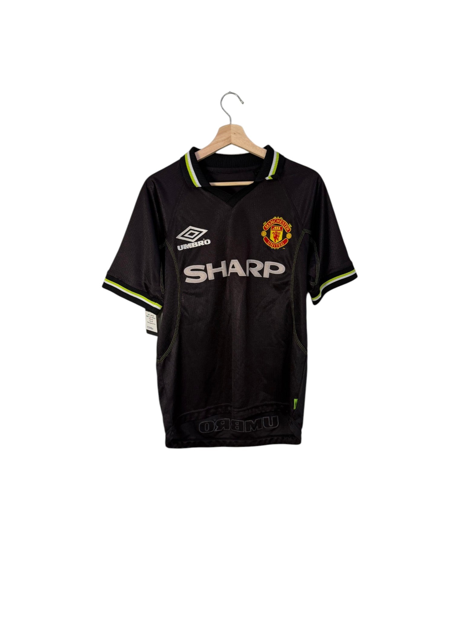 manchester united umbro sharp black jersey