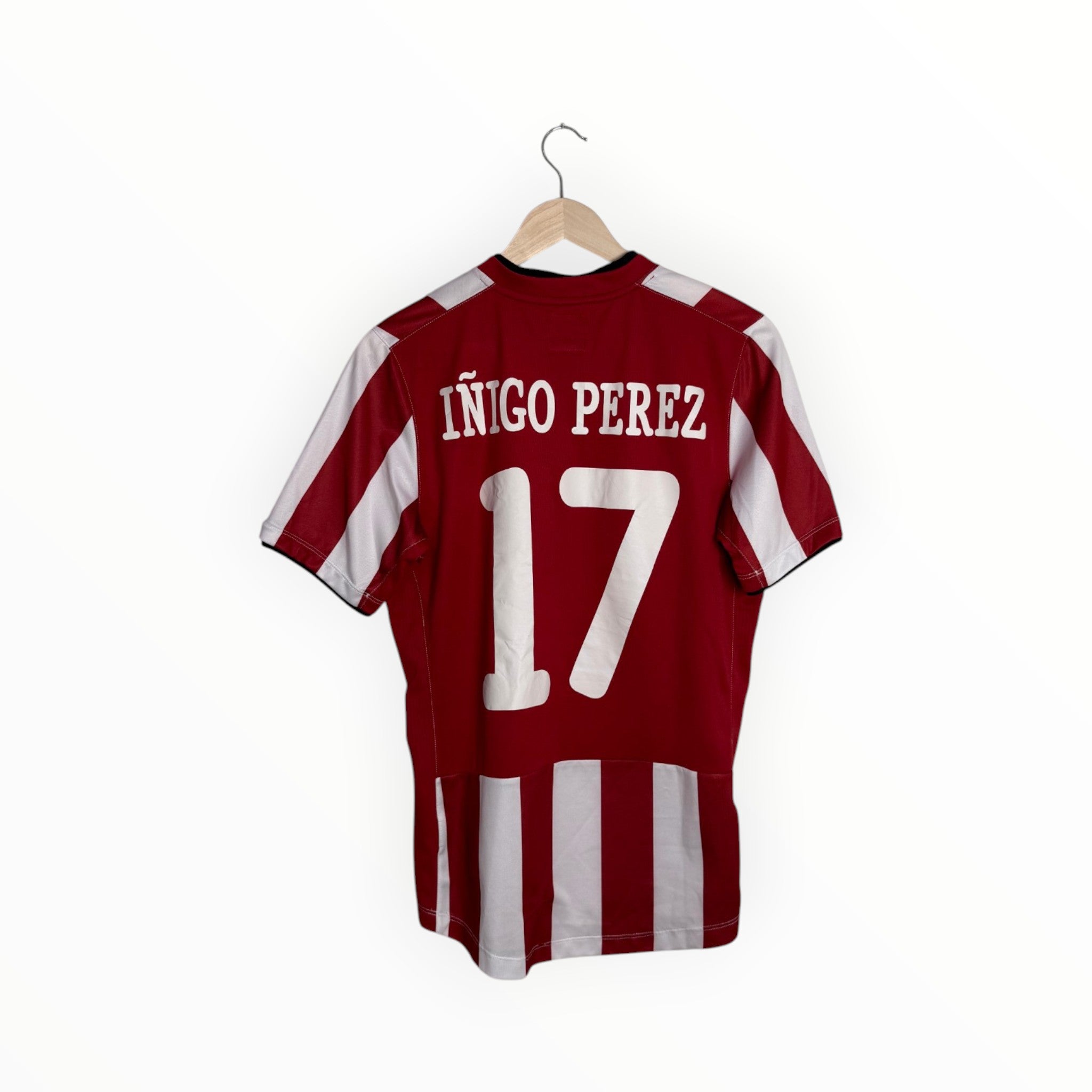match worn Inigo perez jersey athletic red and white