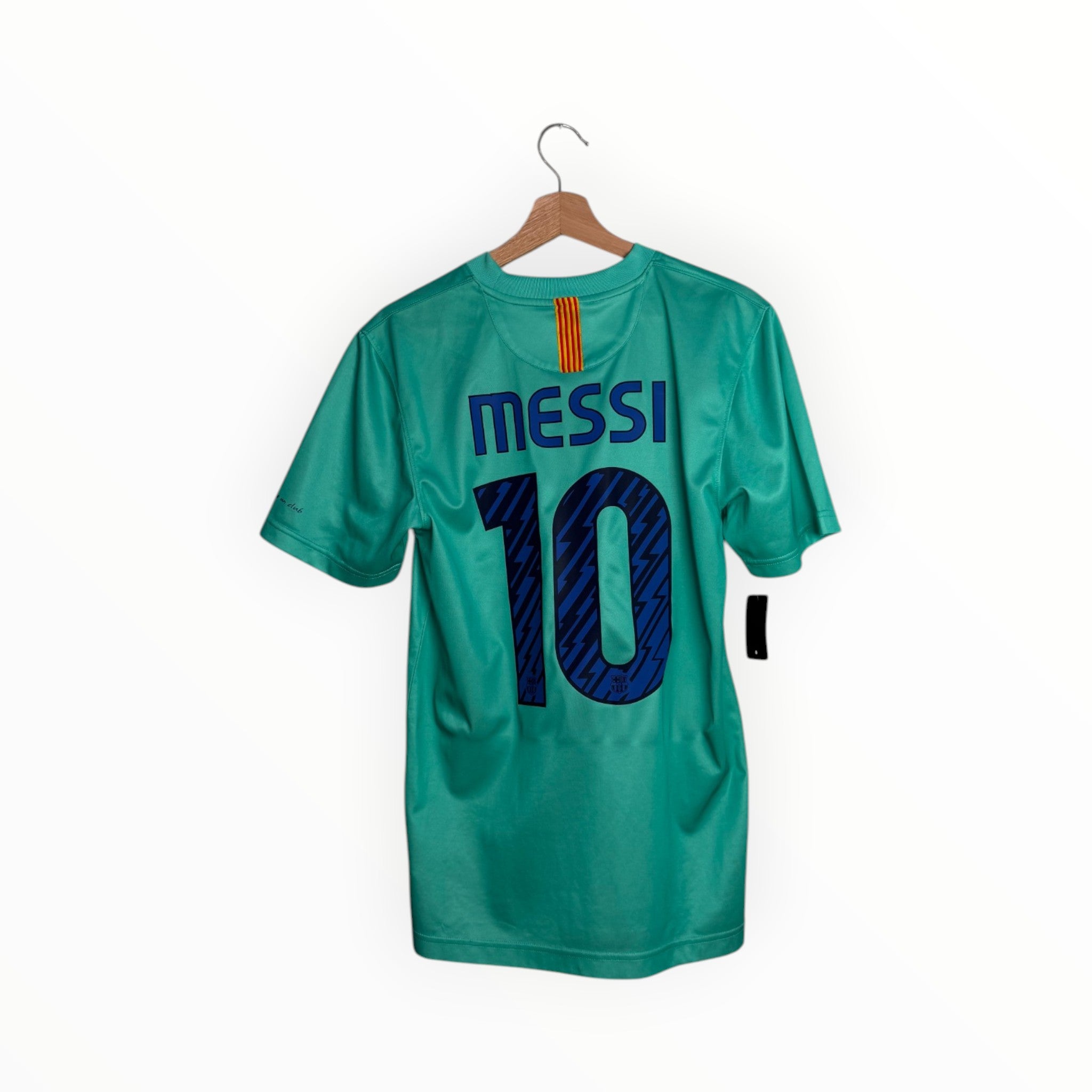 messi barcelona green jersey