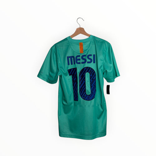 messi barcelona green jersey