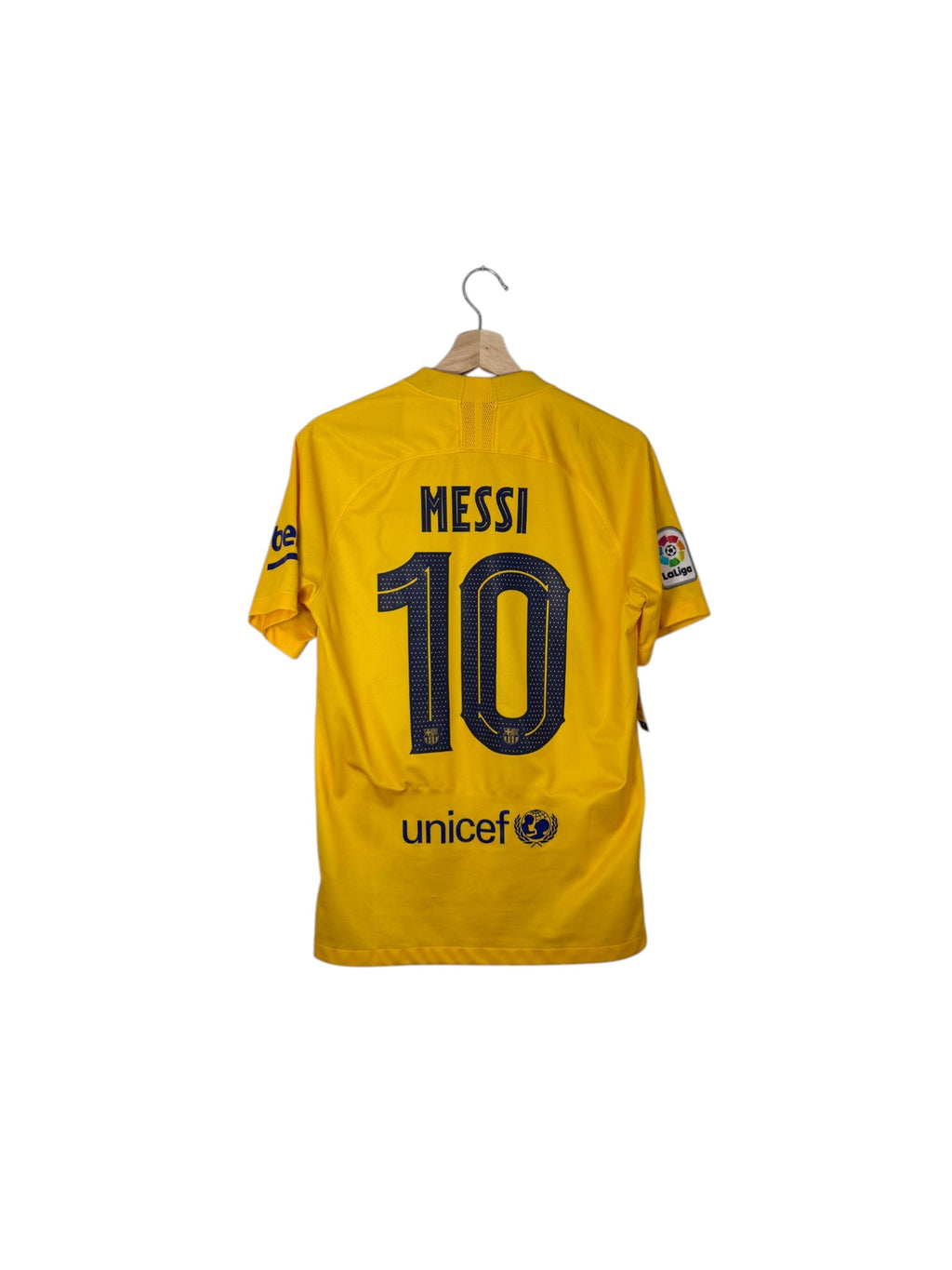 messi yellow jersey unicef