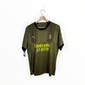 milan football shirt green and black
