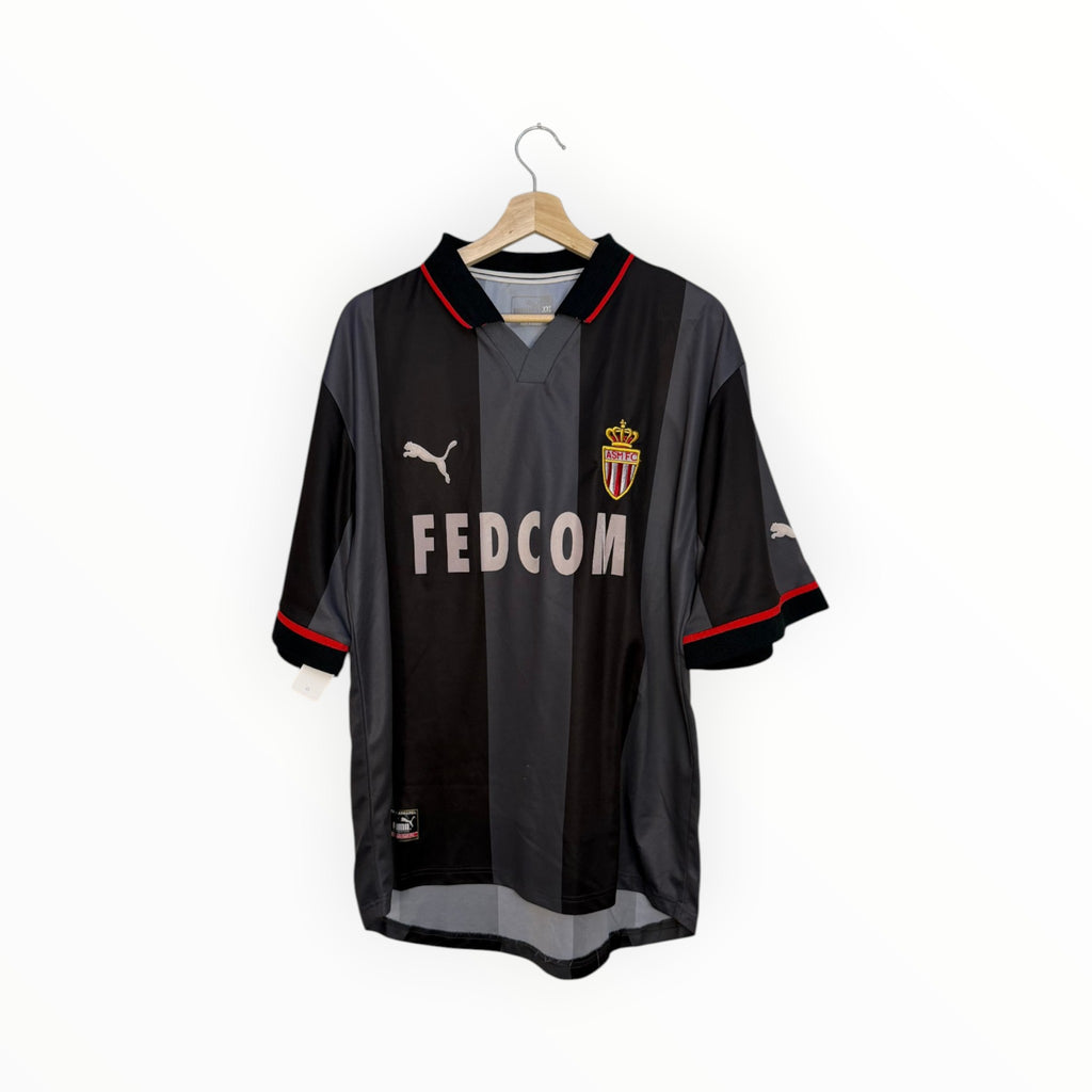 monaco black and grey football shirt puma