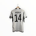 musiala football shirt germany white and black