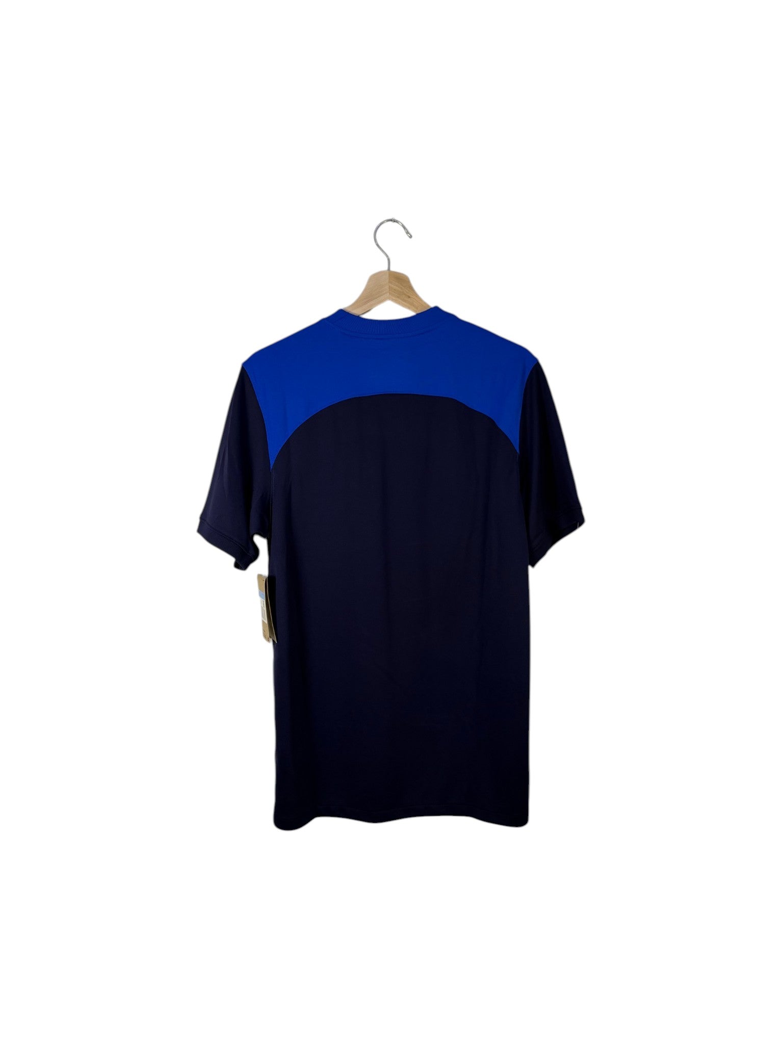 navy and blue football shirt 