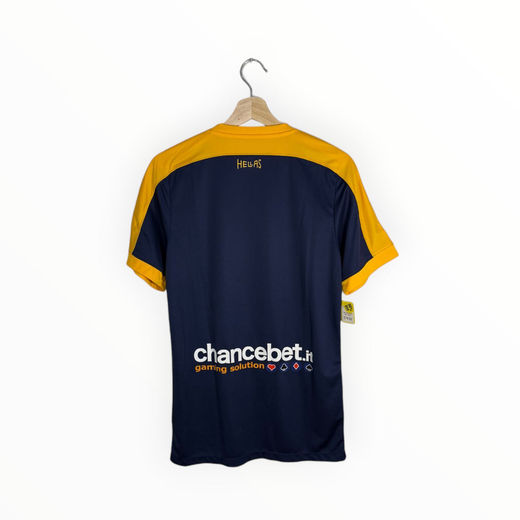 navy and yellow hellas verona football shirt