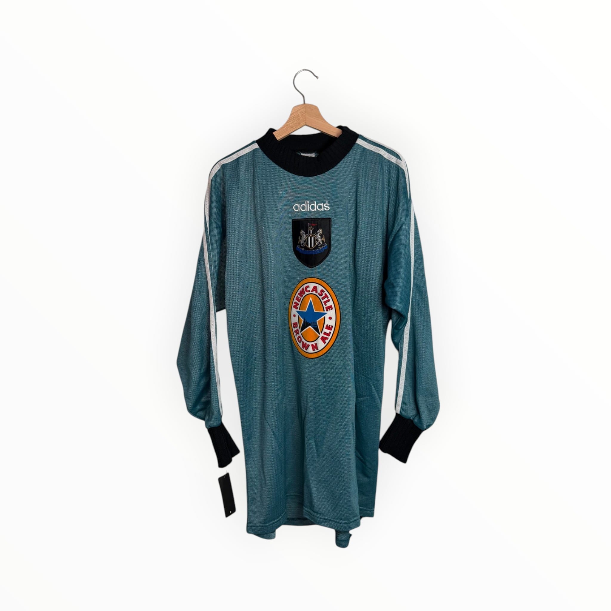newcastle adidas long sleeve brown ale