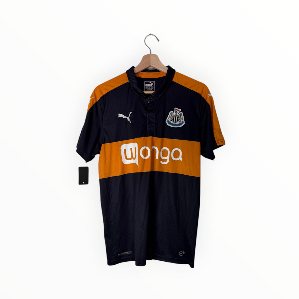 newcastle navy and orange football shirt puma
