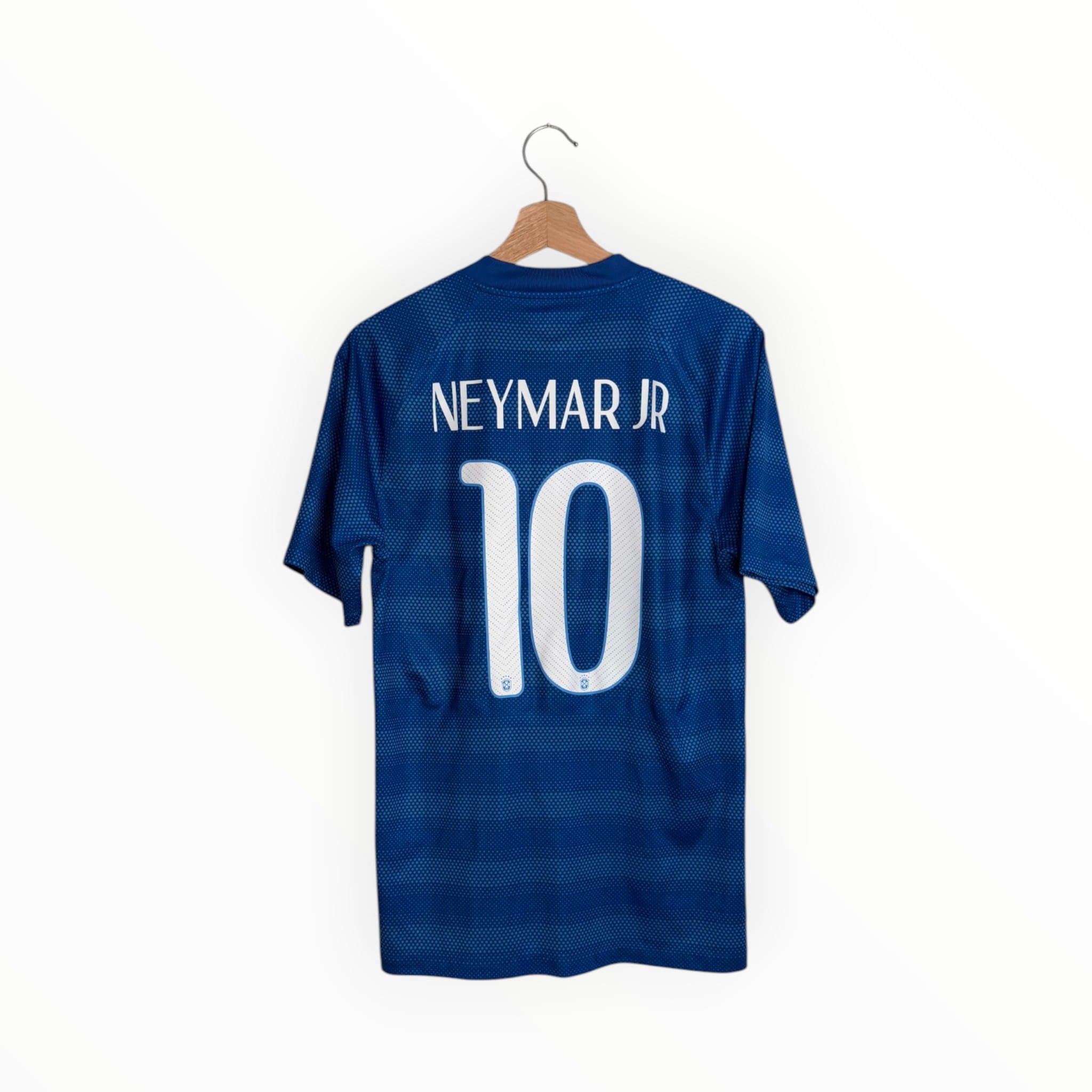neymar football shirt blue brazil