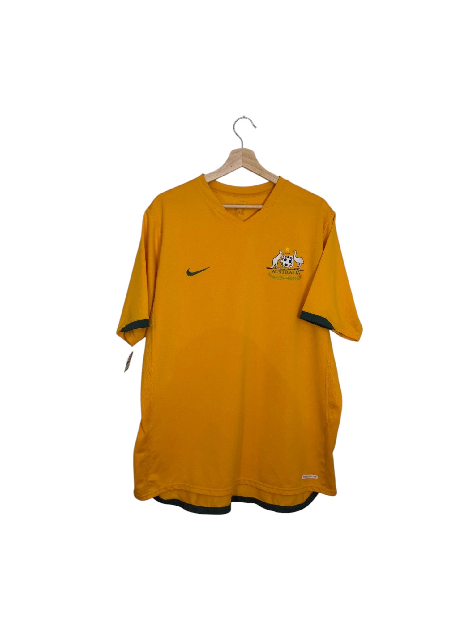 nike australia football shirt yellow
