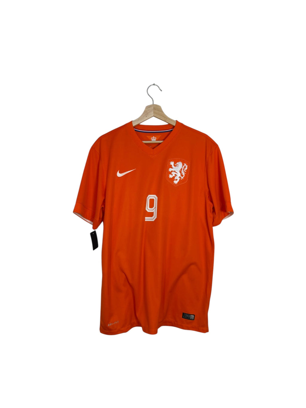 nike football jersey netherland orange number 9