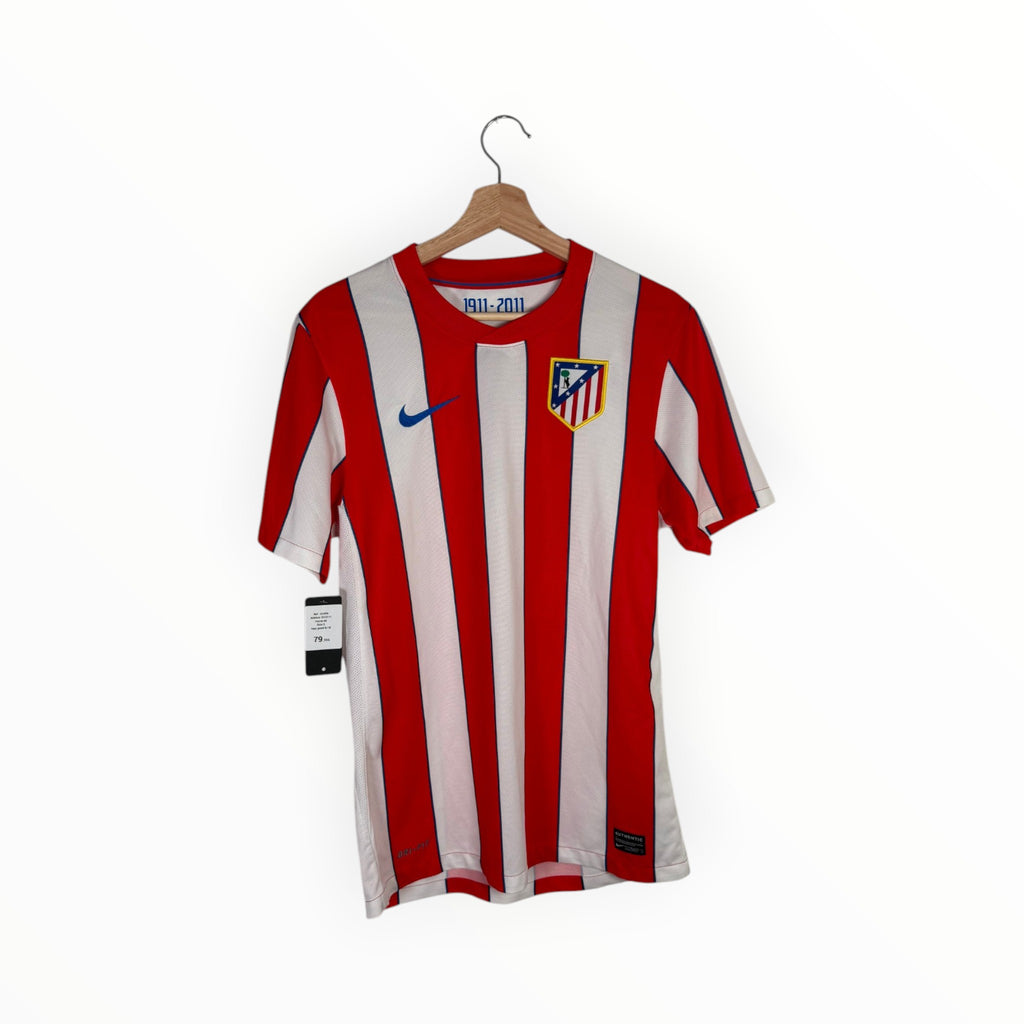 nike football shirt atletico red and white