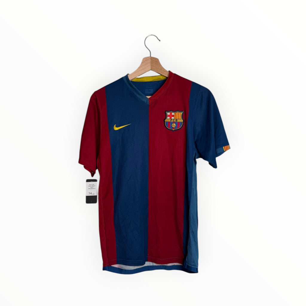 nike football shirt barca red and blue