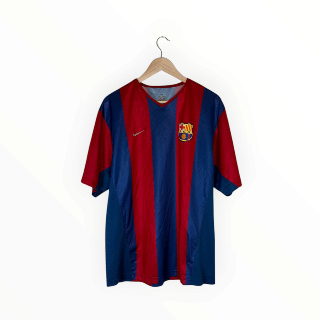 nike football shirt barcelona vintage