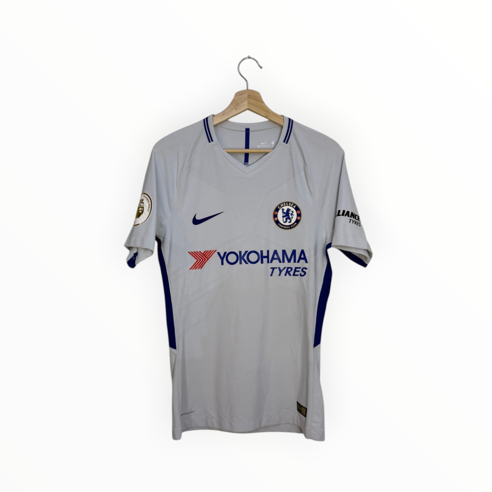 nike football shirt grey chelsea