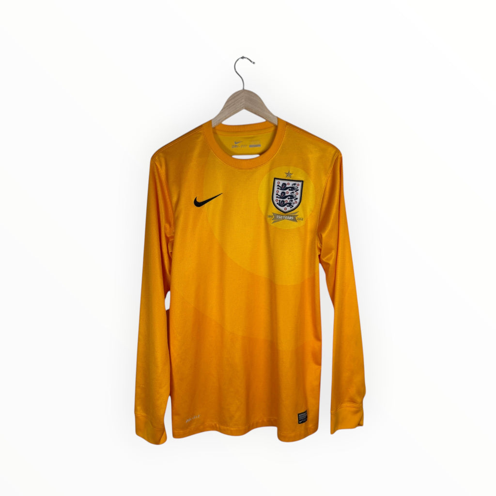 nike football shirt long sleeve yellow england